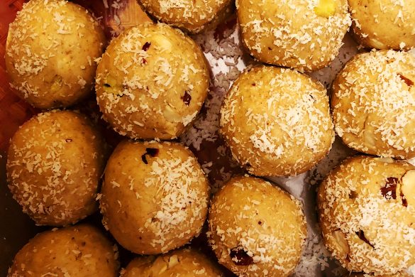 Ladoo is an Indian sweet.