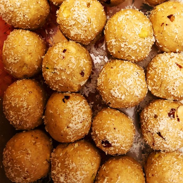 Ladoo is an Indian sweet.